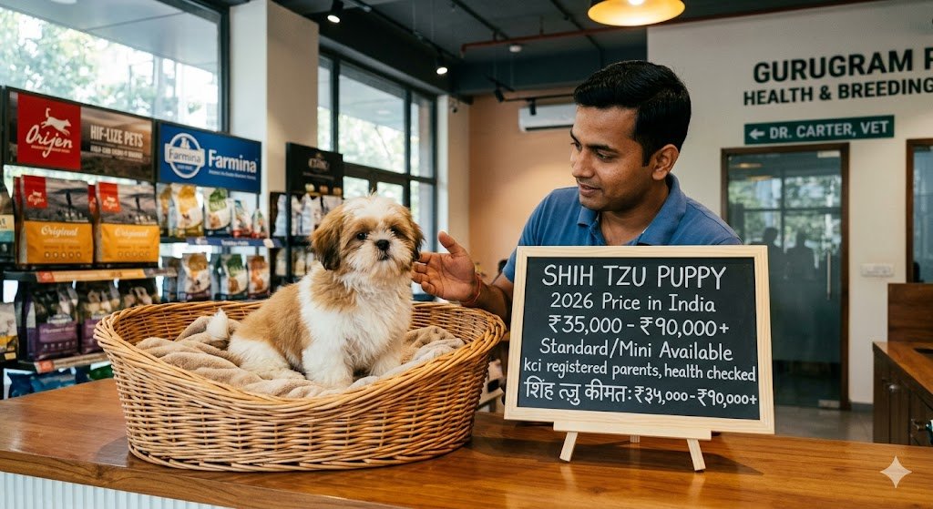 Shih Tzu Dog Price in India