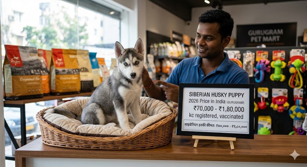 Siberian Husky Price in India